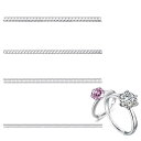 【送料無料】ChasCoCo指輪 サイズ調節 リングテープアジャスター 目に見えない リングストッパー 着脱簡単 快適な感触 滑り防止 脱落防止 回転防止 目立...