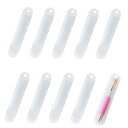 【送料無料】ChasCoCoペンポーチスリーブ ペンケース 10個セット 透明 一本差しペンケース ペンシース 鉛筆袋 ペンバッグ 超スリム 筆記具を保護 携帯...