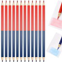 【送料無料】YJRUNFU 赤青鉛筆 赤青鉛筆小学生 12本入 赤青えんぴつ 赤青鉛筆 六角軸 5:5 赤鉛筆小学生 折れにくく 耐久性があり 赤えんぴつ 青え...