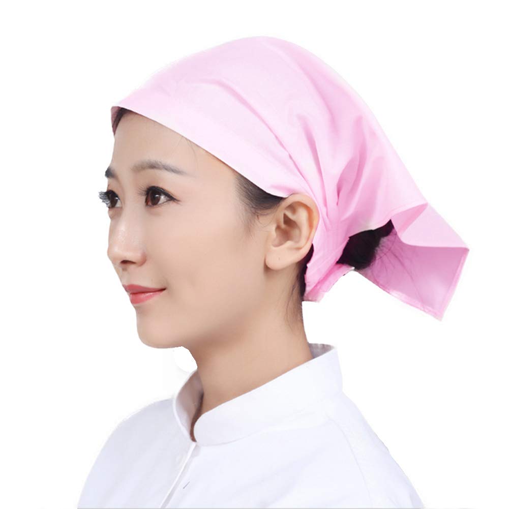 【送料無料】OTAKUMARKET 三角巾 シンプル 無地 大人用 男女兼用 カフェ 業務用 料理教室 調理実習 清..