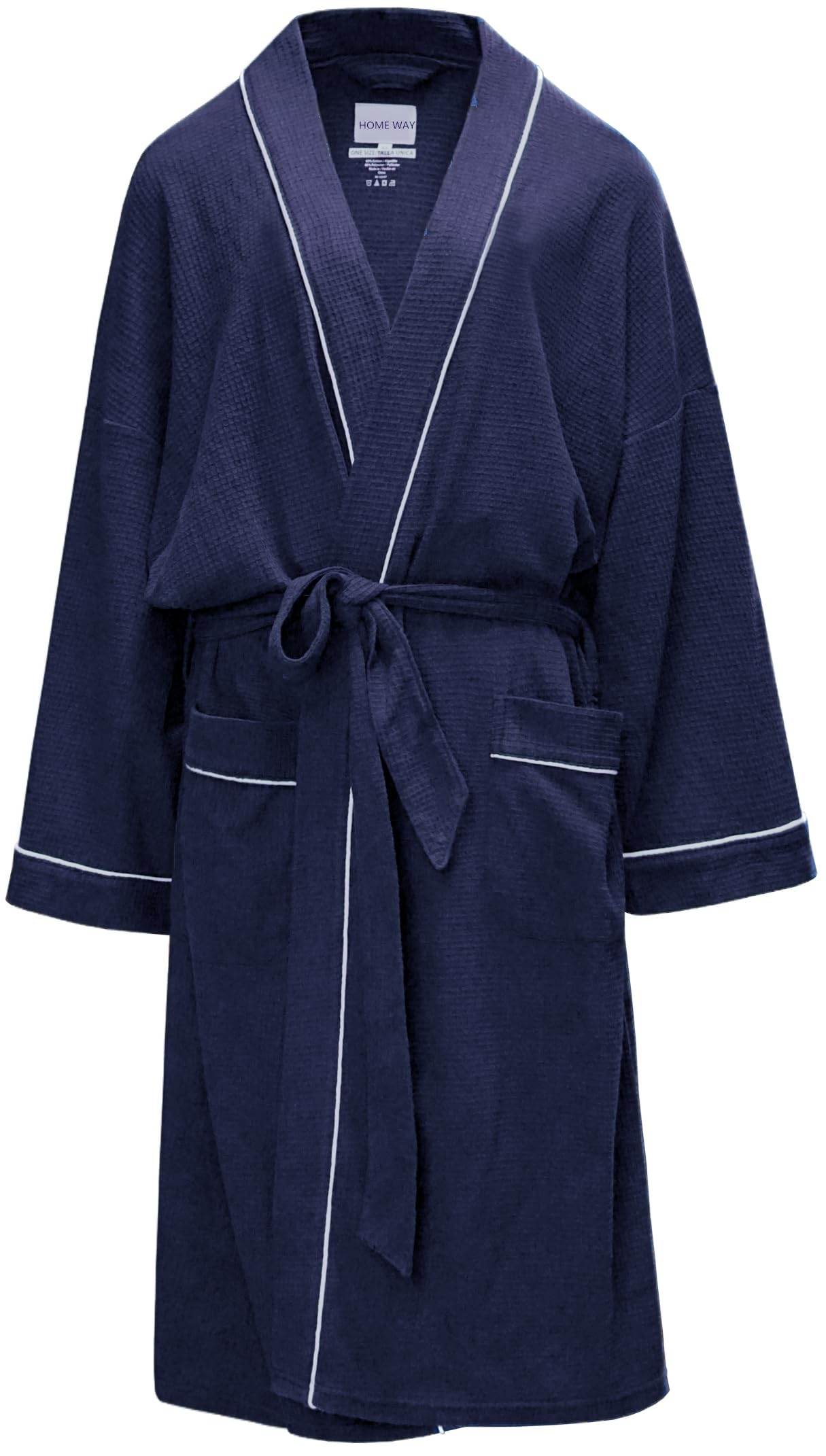 【送料無料】[Otosuzu] バスローブ 薄手 メンズ レディース ワッフル 立体的に織られ生地 ガウン ルー..