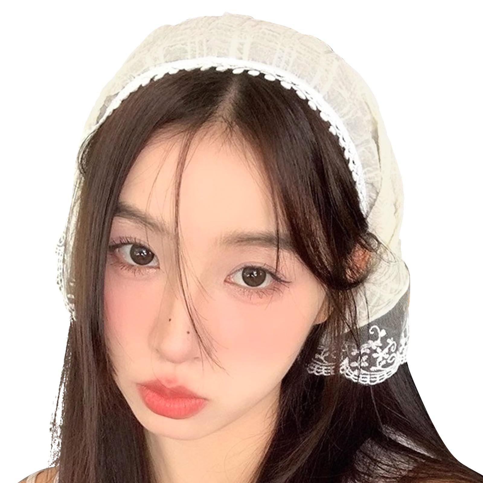 【送料無料】[OTAKUMARKET] 三角巾 大人 子供 おしゃれ レース バンダナ ネックカバー 三角頭巾 薄手 ..