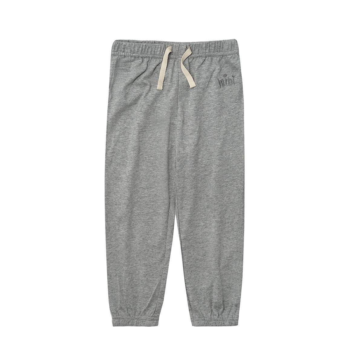 【送料無料】[OTAKUMARKET] キッズ ズボン 子供 パンツ 男の子 女の子 ベビー 薄手 夏 綿100% ロングパンツ ボトムス ゆったり 長ズボン 股上深め 涼しい 夏虫刺され予防 春 秋 子供服 100 110 120 130 140 全8色 (02杢グレー, 140)