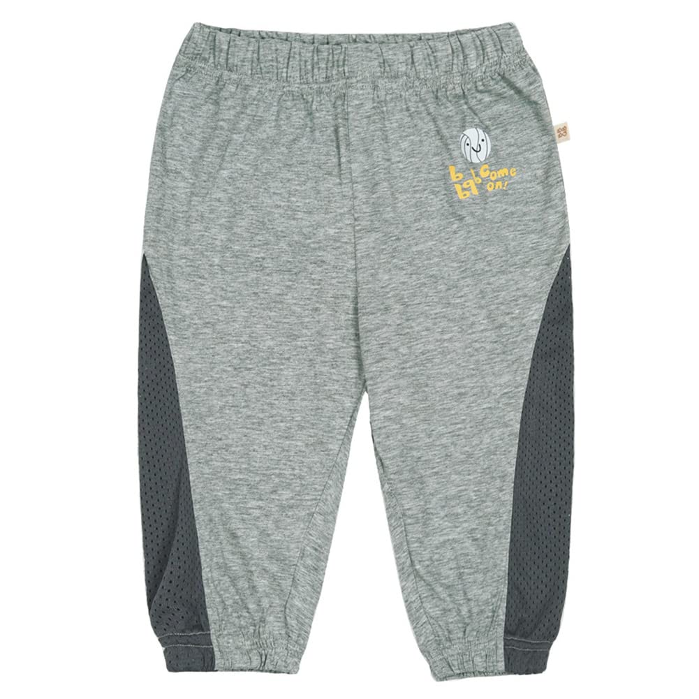 【送料無料】[OTAKUMARKET] キッズ ズボン 子供 パンツ 男の子 女の子 薄手 長ズボン 夏 ロングパンツ ボトムス 通気 涼感 涼しい ベビー 冷感生地 滑らかな質感 ゆったり 股上深め 子供服 140 130 120 110 100 90（杢グレー 90）