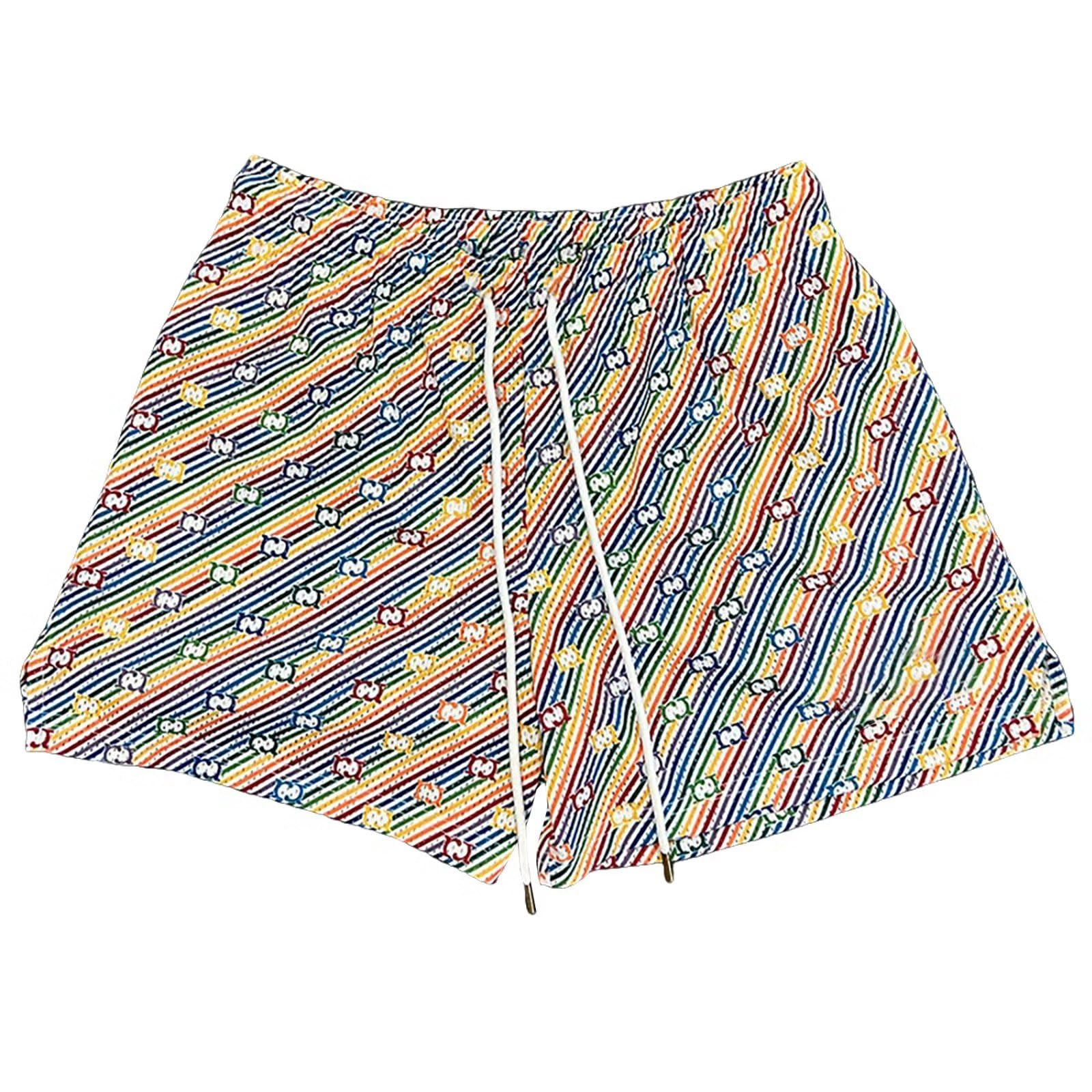 【送料無料】[ORBU] バスケットパンツ メンズ スポーツ アメリカン メッシュ ドット 短パン ウェア ランニング トレーニング ショートパンツ ポケット付き ウエスト 調整可能 速乾 通気（カラー（ドット）-XL）