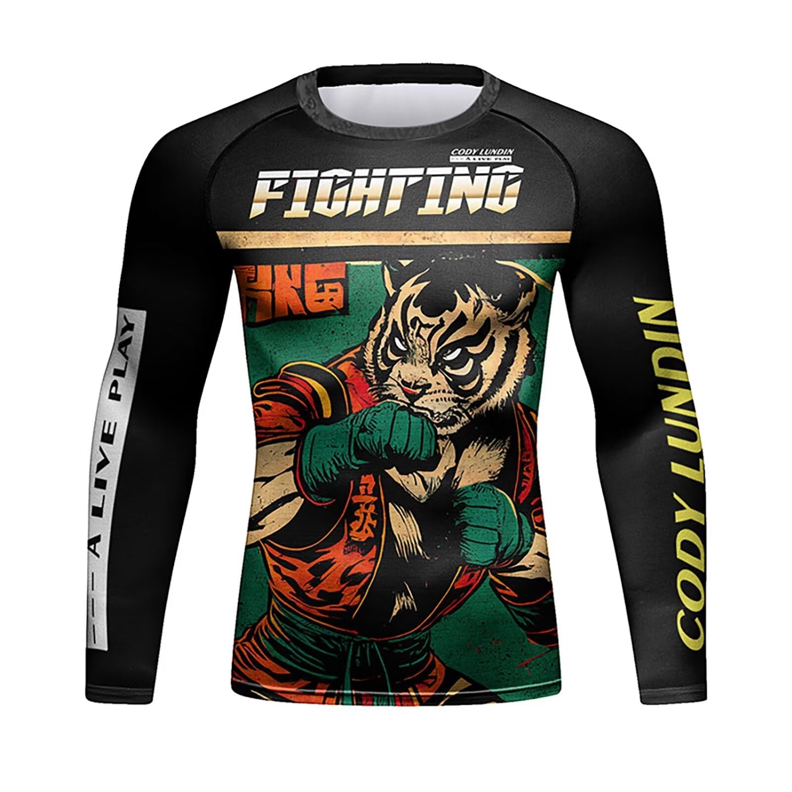 【送料無料】[ORBU] コンプレッションウェア メンズ 長袖 プリント柄 インナー パワーストレッチ アン..