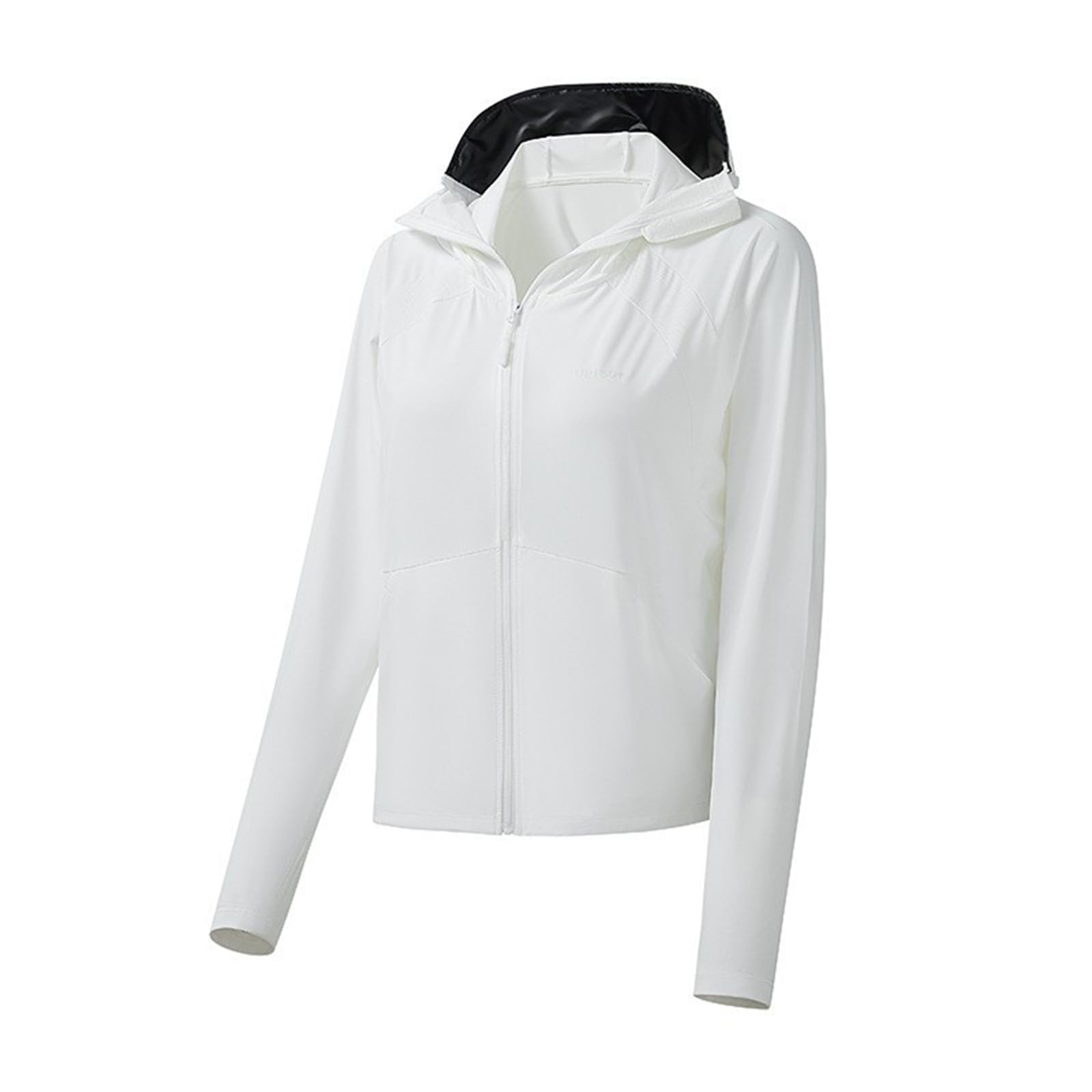 【送料無料】[EnjoIt] ラッシュガード レディース 日焼け防止 紫外線対策 パーカー 水着 接触冷感 UPF50+ ラッシュパーカー 夏 吸汗速乾 長袖 フード付き 軽量 通気性 UVカット シンプル 大きいサイズ 無地 おしゃれ F0040