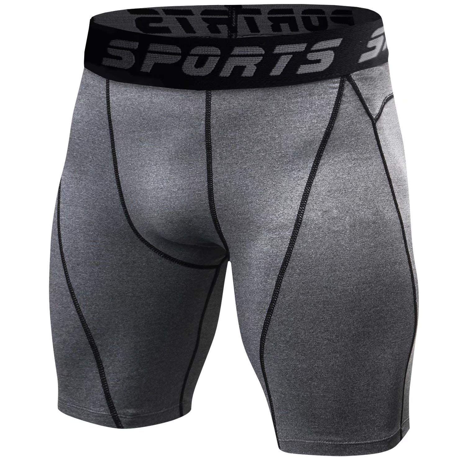 【送料無料】[Nesseo] コンプレッションショーツ スパッツ メンズ スポーツ ショート ショーツ トレーニングベースレイヤー アンダーウェア スポーツタイツ パワーストレッチ 【加圧保護・吸汗速乾】 1054gr-M