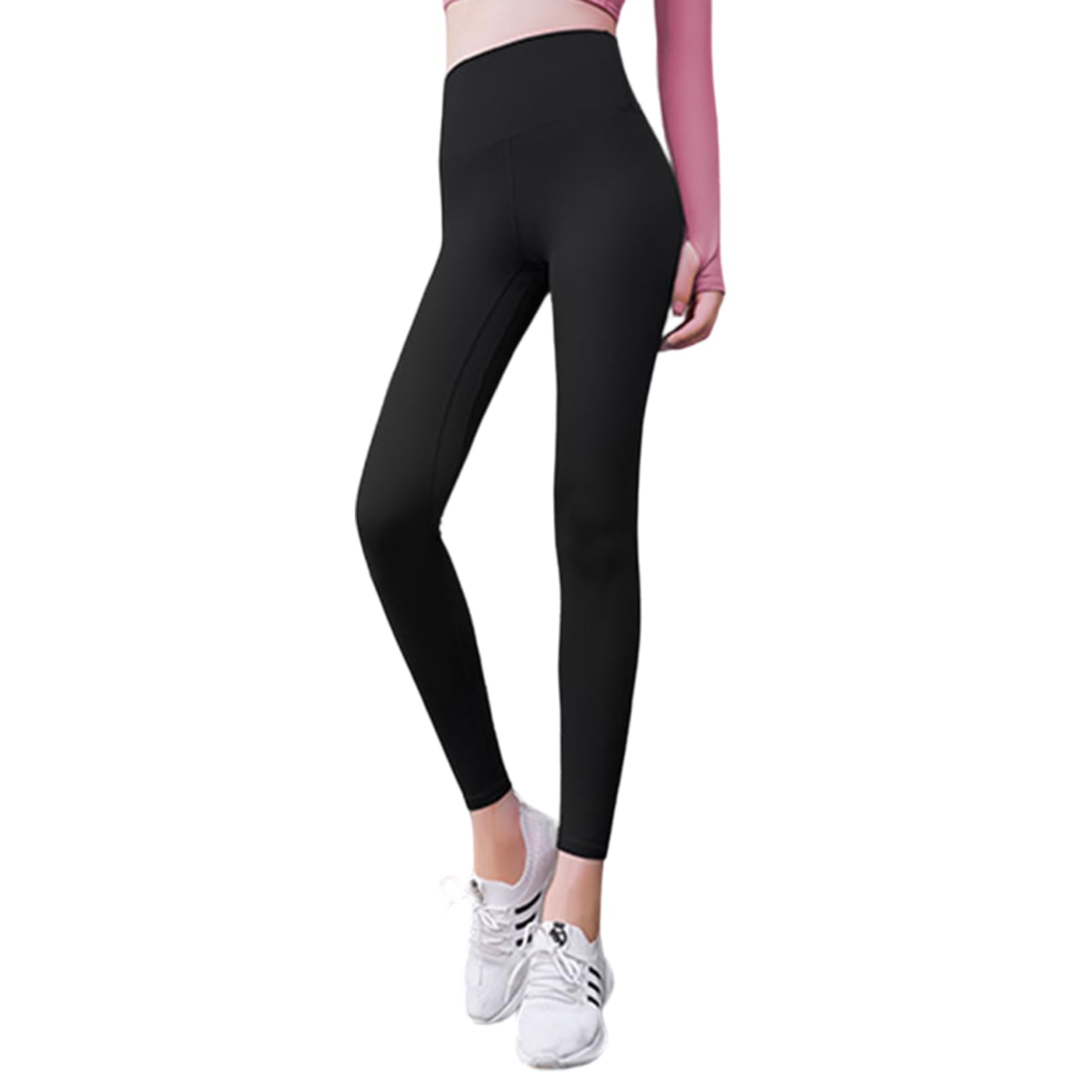 【送料無料】[Matreeglam] ヨガパンツ レディース ヨガウェア 九分丈 ヨガ レギンス レディース スポーツウェア ハイウエスト おしゃれ 美脚美尻 通気速乾 ストレッチ 普段着 スポーツト レーニング ヨガ 登山 (L, ブラック)