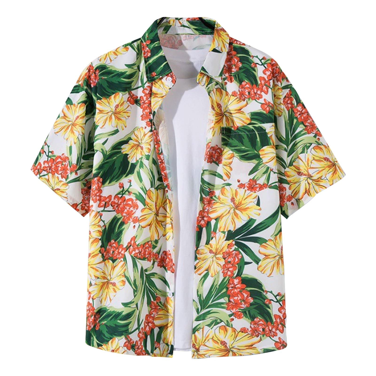 【送料無料】[Moerstar] アロハシャツ メンズ 大きいサイズ アロハシャツ レディース 開襟シャツ 半袖 ..