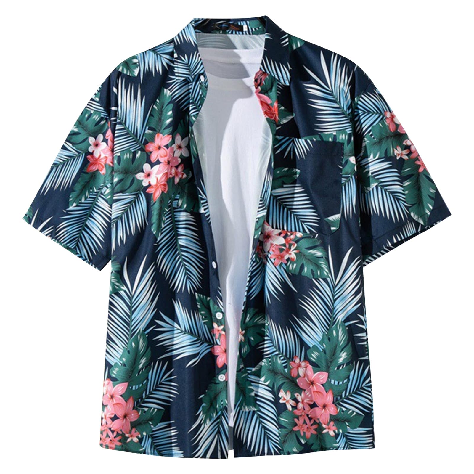 【送料無料】[Moerstar] アロハシャツ メンズ 大きいサイズ アロハシャツ レディース 開襟シャツ 半袖 ..