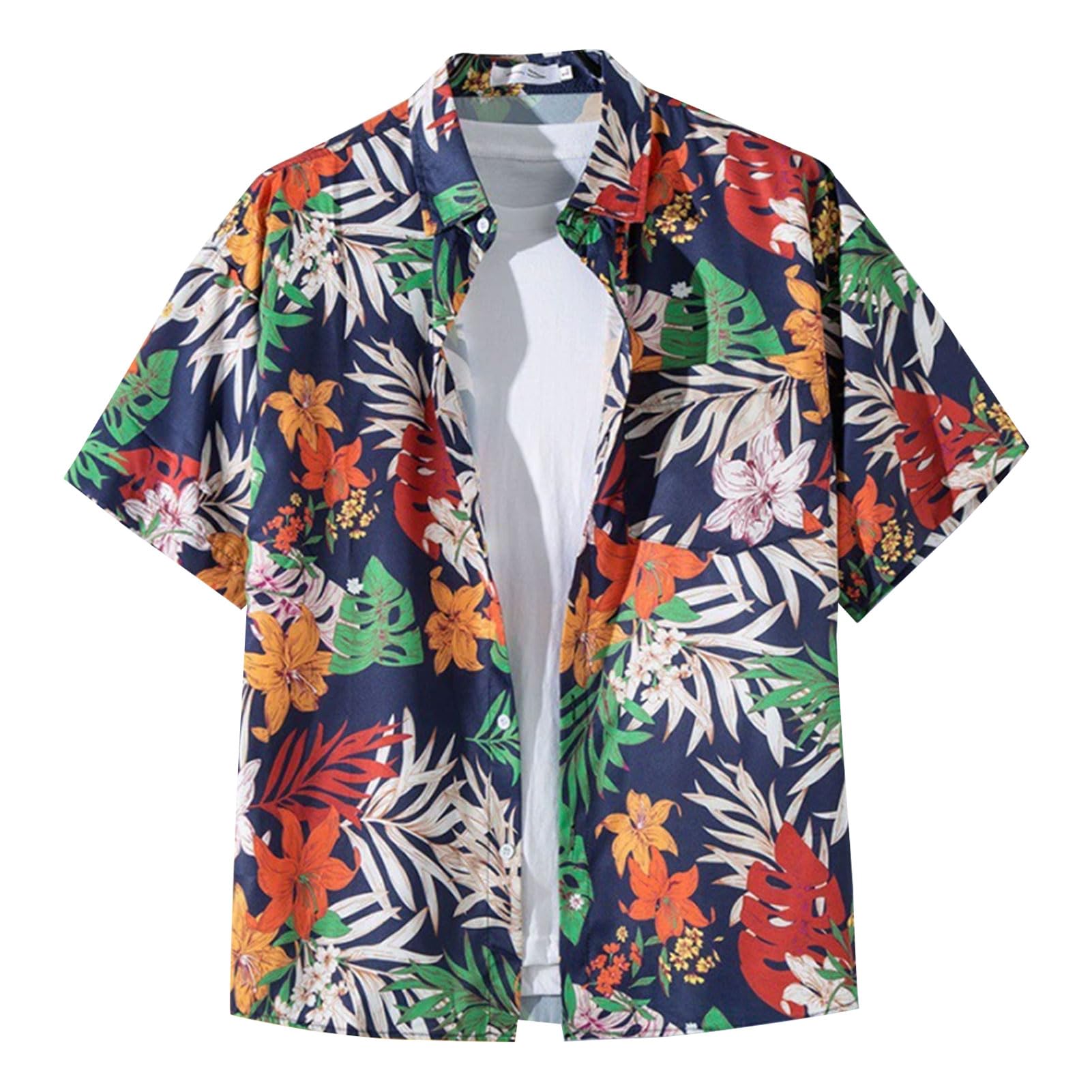 【送料無料】[Moerstar] アロハシャツ メンズ 大きいサイズ アロハシャツ レディース 開襟シャツ 半袖 ..