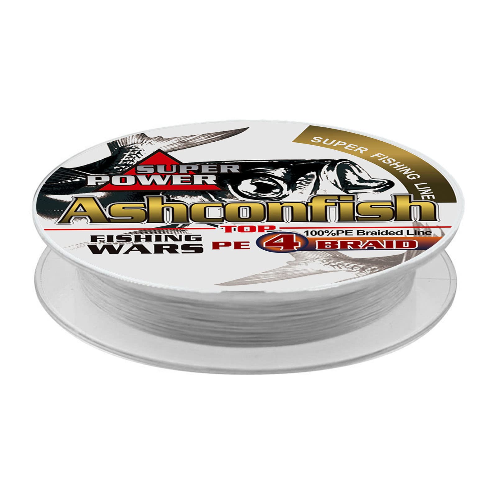 【送料無料】Ashconfish ライン 釣り糸 X4 150m 単色 マルチカラー 4本編み【0.4号~10号 各号選択可】4..