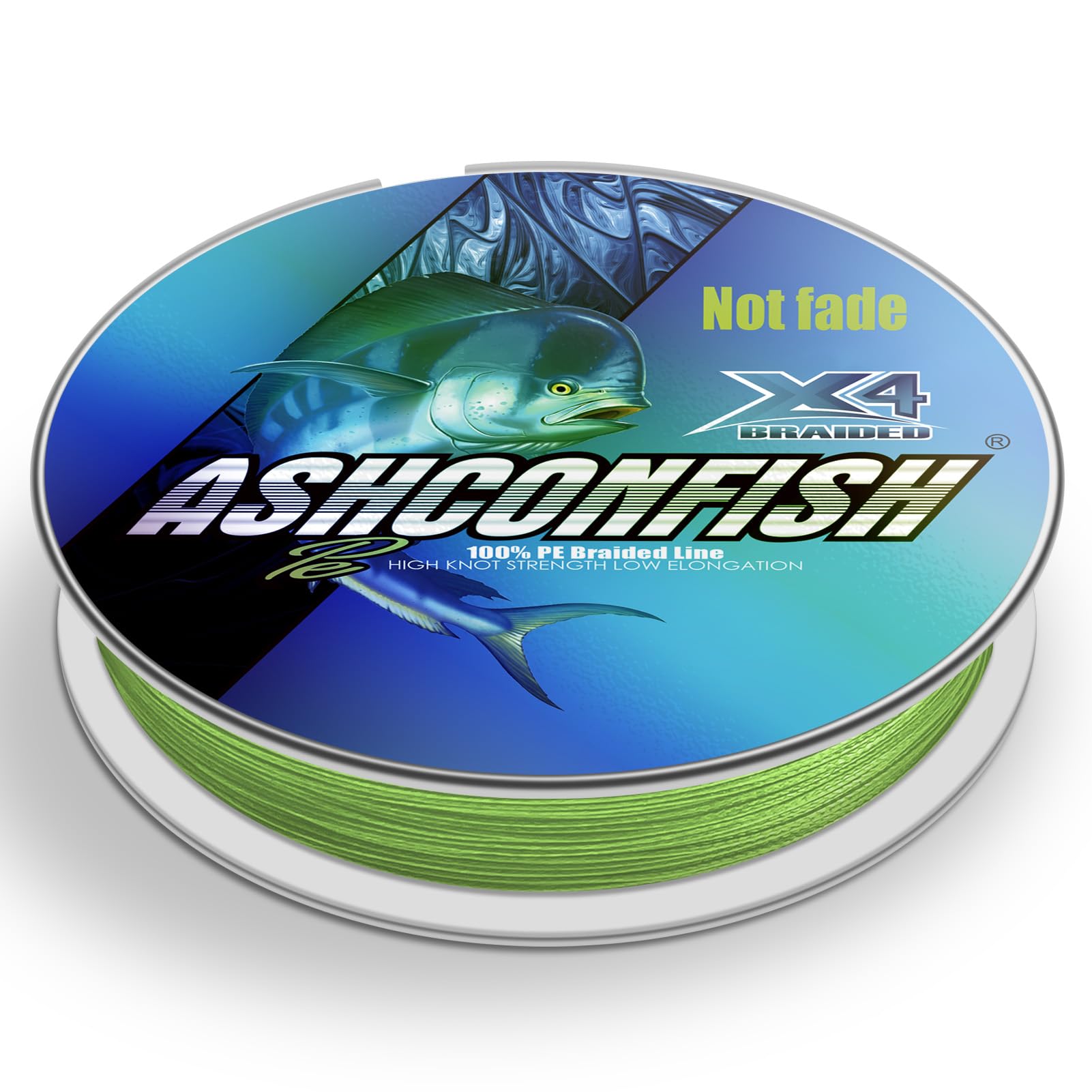 【送料無料】Ashconfish 4編 色落ちしない 耐久性 PEライン 4編 ブライトグリーン 300m 強度ランキング..