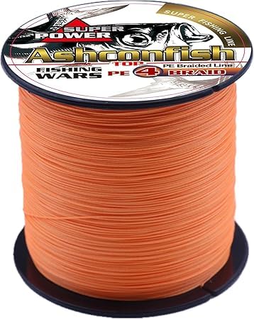 【送料無料】Ashconfish PEライン 釣り糸 X4 ピンク オレンジ 500m 1000m (0.4号 0.6号 0.8号 1号 1.2号 1.5号 2...