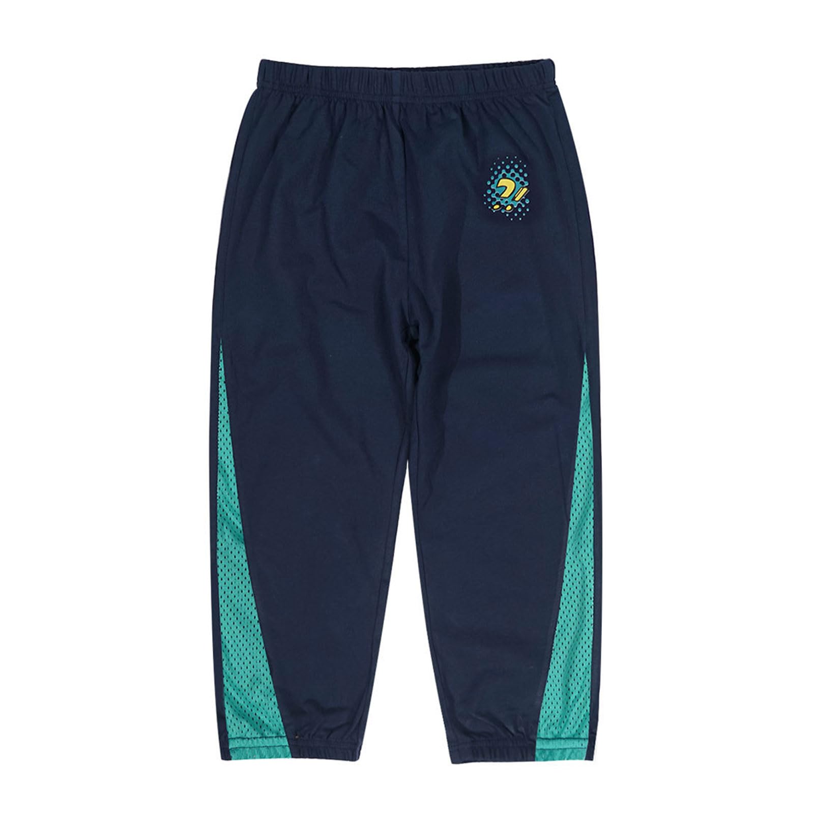 【送料無料】[OTAKUMARKET] キッズ ズボン 子供 パンツ 男の子 女の子 薄手 長ズボン 夏 ロングパンツ ボトムス 通気 涼感 涼しい ベビー 冷感生地 滑らかな質感 ゆったり 股上深め 子供服 140 130 120 110 100 (JP, 身長, 140, 02ネイビー)