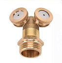 【送料無料】myoseya 散水ノズル 1/2インチ DN15 銅 噴霧ノズル 庭スプリンクラー 農業の霧のスプレー 調整可能 灌漑システム 芝生 庭園 温室 ...