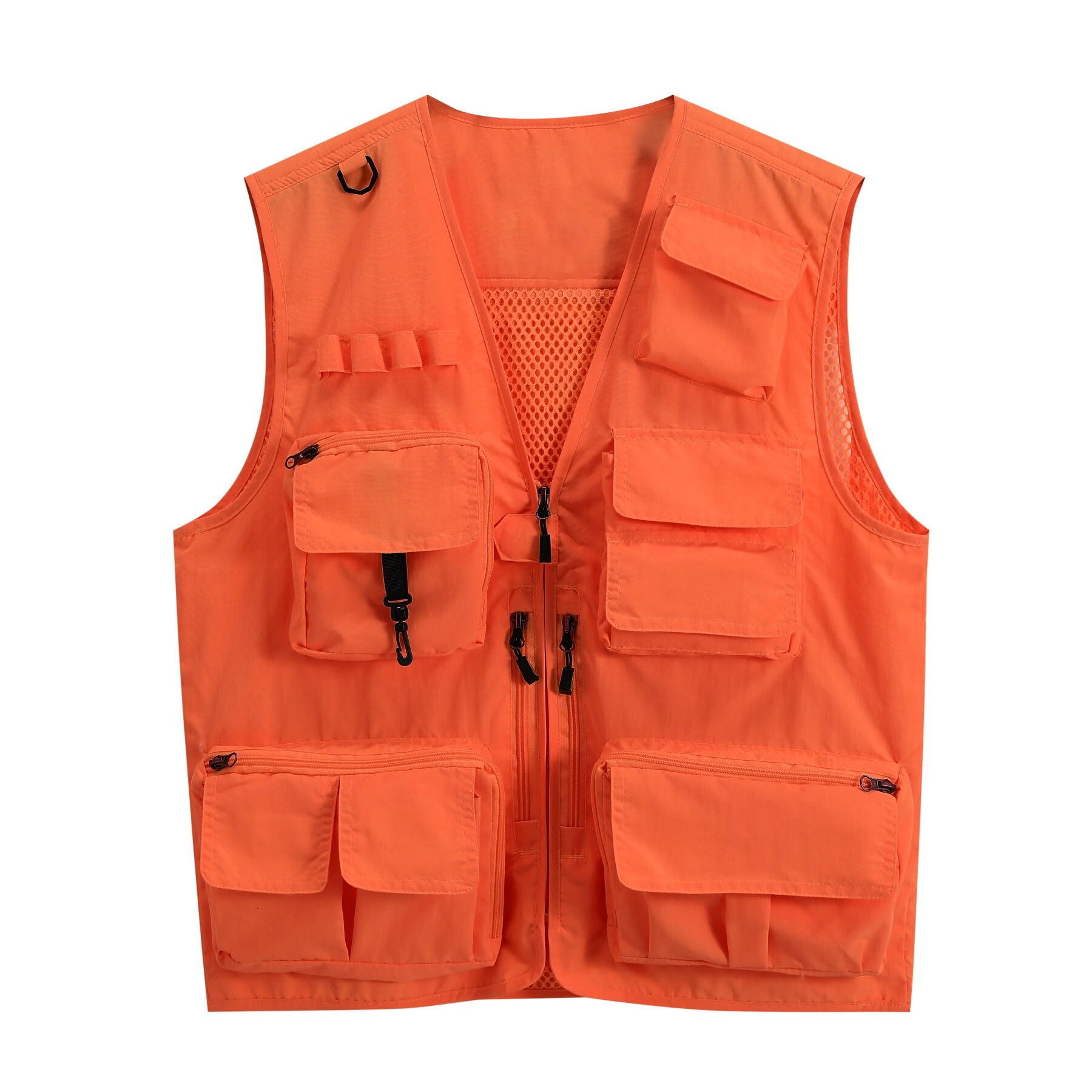 【送料無料】[AOWOFS] メンズ メッシュベスト アウトドアベスト 軽量 通気 速乾 多機能 カメラマンベスト フィッシング お釣り 撮影 山歩き 多機能 作業用 大きいサイズ 登山 渓流 大きいサイズ 射撃