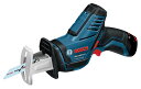 【送料無料】Bosch Professional(ボッシュ) 10.8V コードレスセーバーソー (2.0Ahバッテリー2個・充電器・キャリングケース付) GSA10.8V-LIN