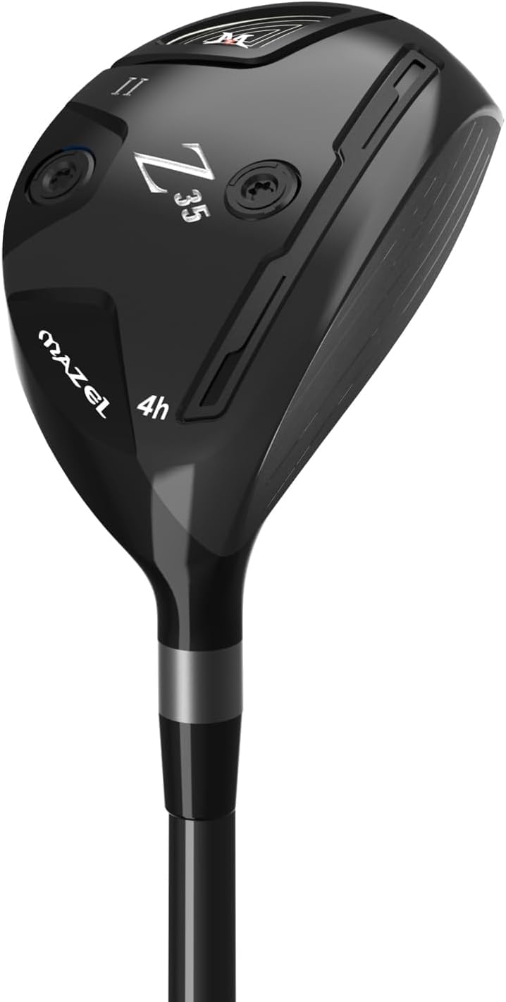 【送料無料】MAZEL (マゼル) レスキュー ゴルフクラブ ユーティリティ カーボンシャフト メンズ 右利き用 (カーボン（Z35 II-ブラック）, フレックス:R, 21, 度, 右)