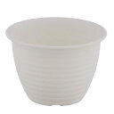 【送料無料】ベストコ フラワーリングポット 鉢 プランター 5号 ホワイト MA-3263