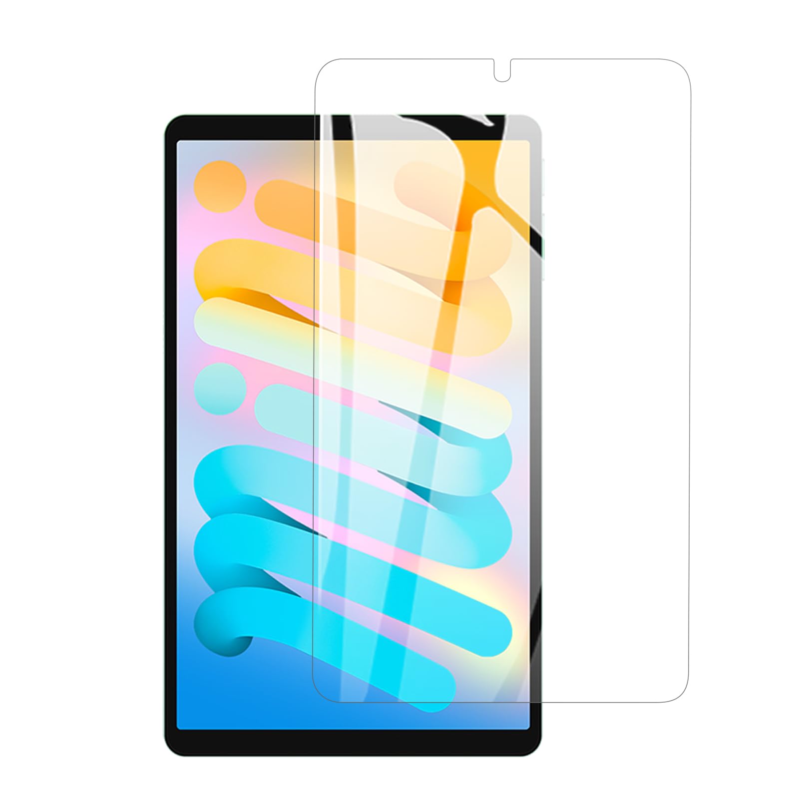 【送料無料】For Teclast M50 Mini/SVITOO P08 フィルム ガラスフィルム 強化ガラス 保護フィルム 日本硝子製 硬度9H 飛散防止 気泡なし 耐衝撃 自然吸着 ケースに干渉せず 液晶保護 高透過率