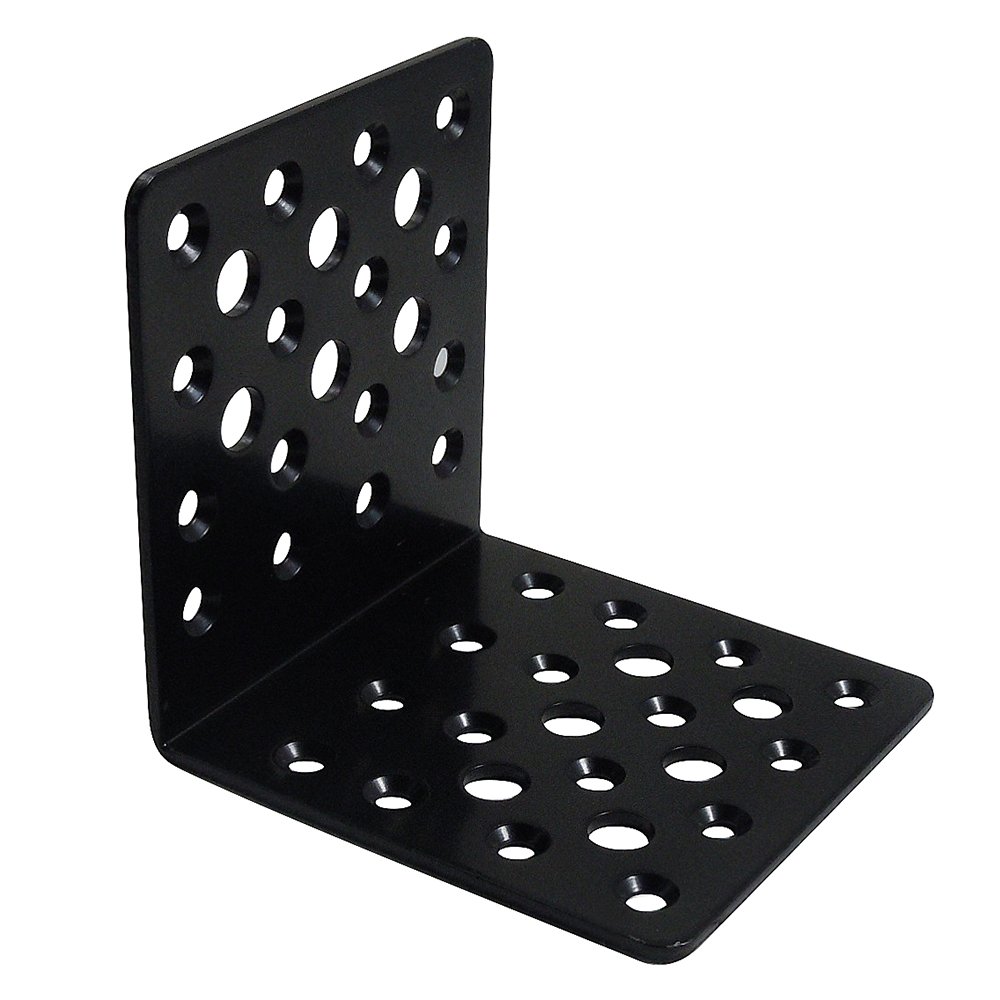 【送料無料】ダイドーハント (DAIDOHANT) (補強金物) ブラック マルチ金物 L型 [鉄] (W)80x(A)85x(B)85..