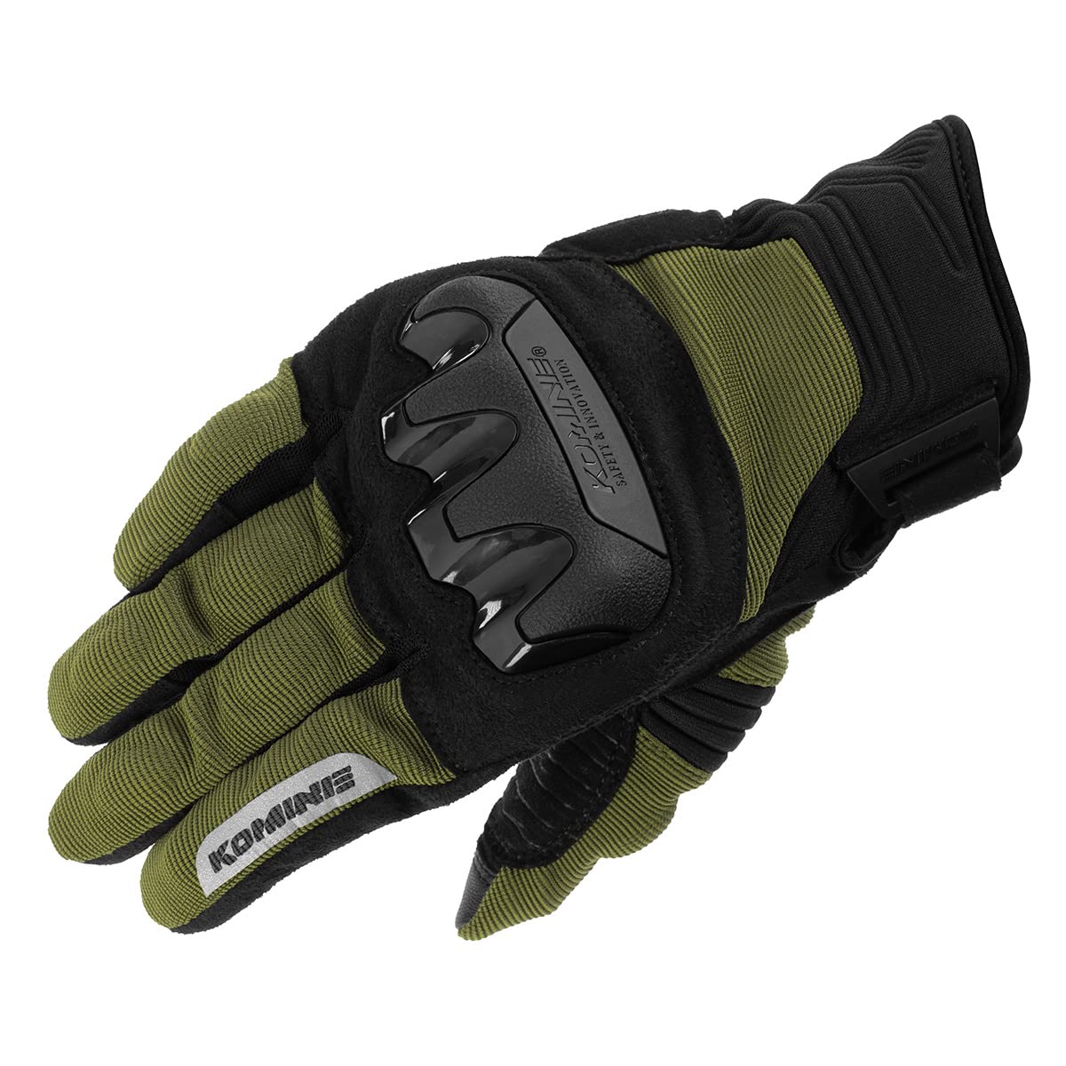 【送料無料】コミネ(KOMINE) バイク用 グローブ GK-2203 プロテクトメッシュグローブ Olive L