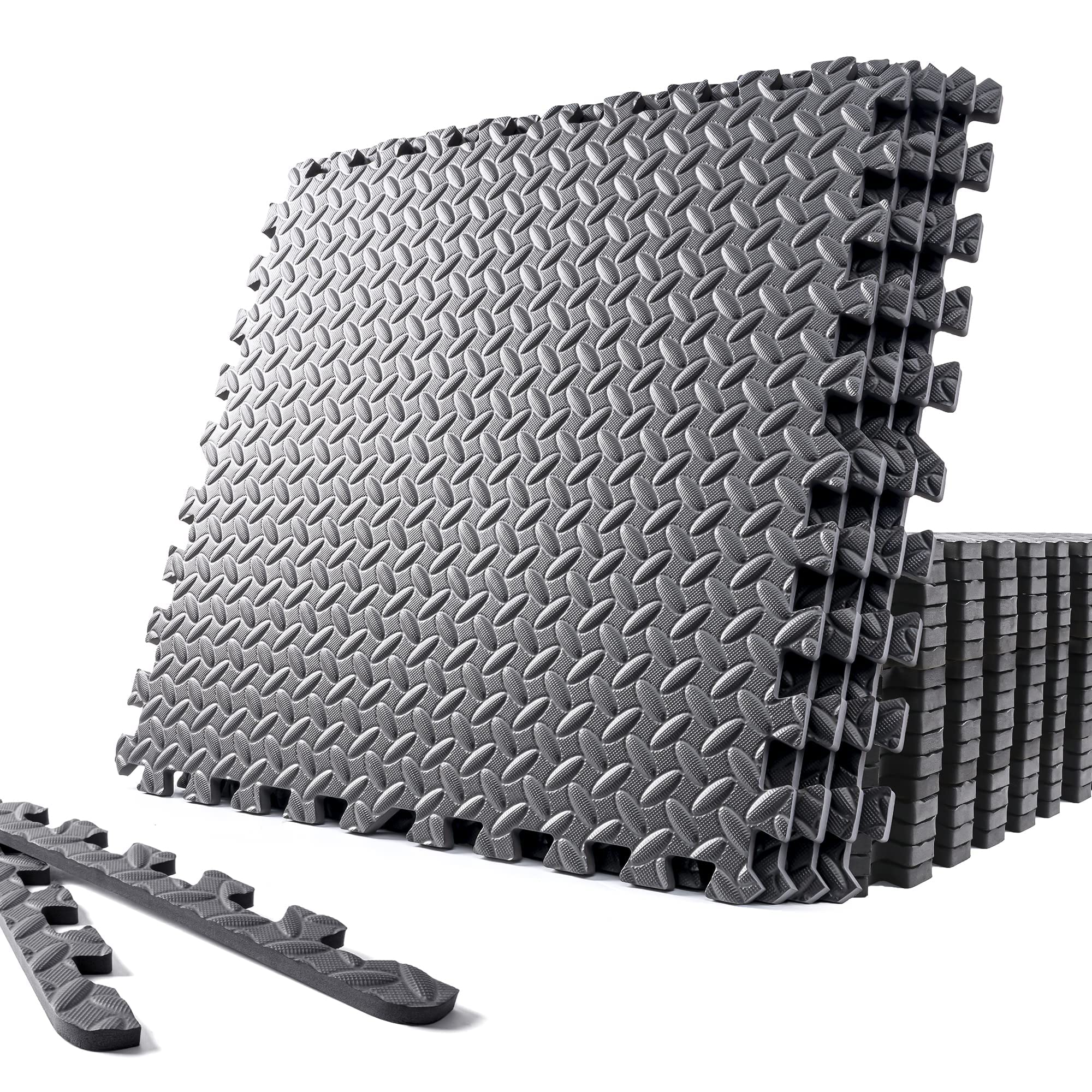 【送料無料】SOLPEX トレーニング ジョイントマット エクササイズマット 防音 衝撃吸収マット ホームジ..