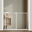 【送料無料】Mornyray ベビーゲート ベビーフェンス 突っ張り式 取付幅122-134CM オートクローズ機能 おしゃれ ペットゲート セーフティー 安全...