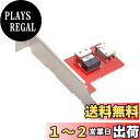【送料無料】Cablecc PCI-Express 4.0 スリムライン SAS SFF-8654 → Oculink SFF-8611 SFF-8612 PCBA メスアダプター ブラケット付き