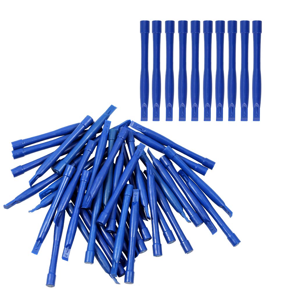 【送料無料】SPEEDWOX ケースオープナー スマートフォン修理用 50個セット プラスチックへら 携帯電話 修理対応 液晶パネル スマホ画面 分解 ガラス交換 キット プラスチック製 軽量 修理 工具