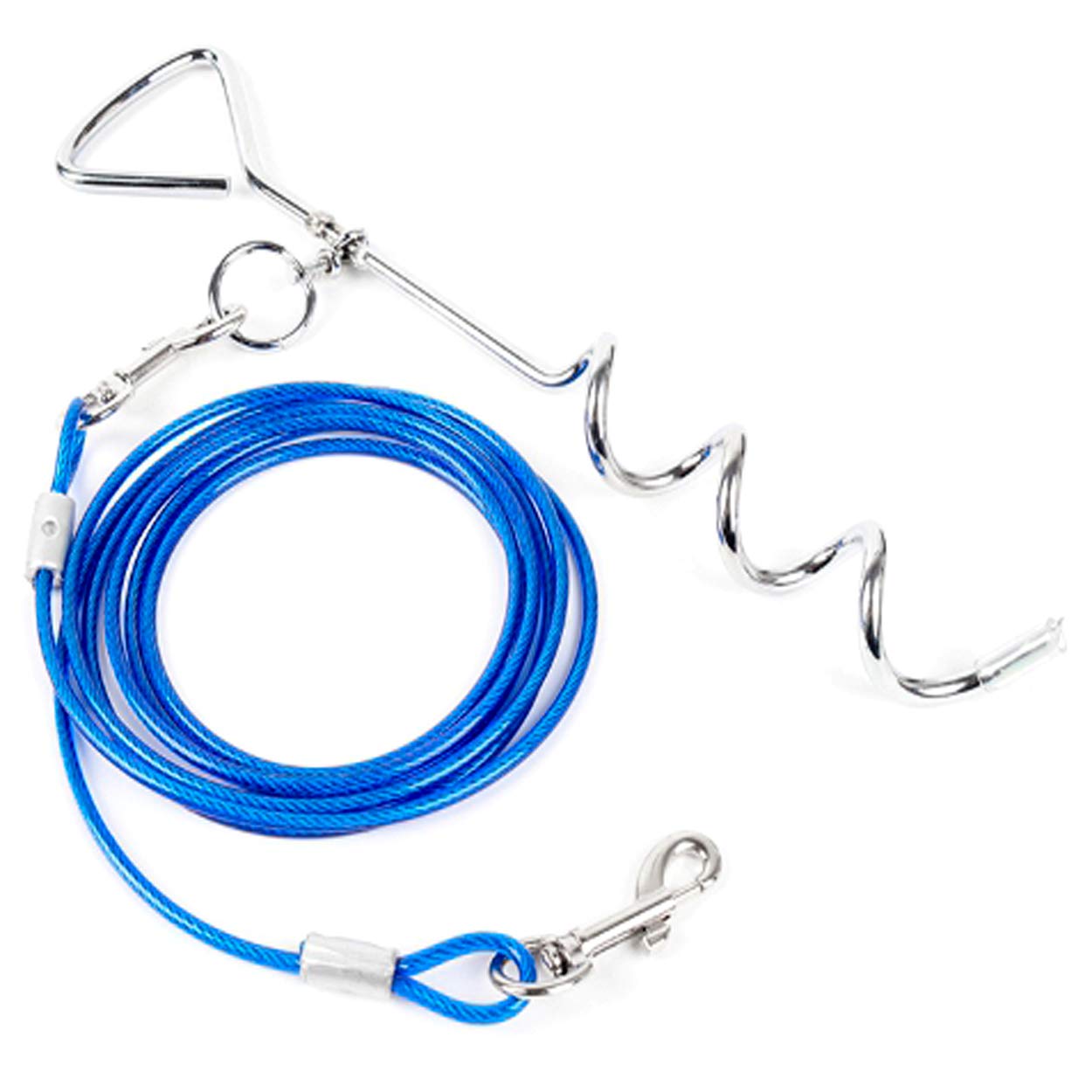 【送料無料】S.fields.inc ドッグポール ワイヤー リード 埋め込み 係留ステッキ グラウンドアンカー ..