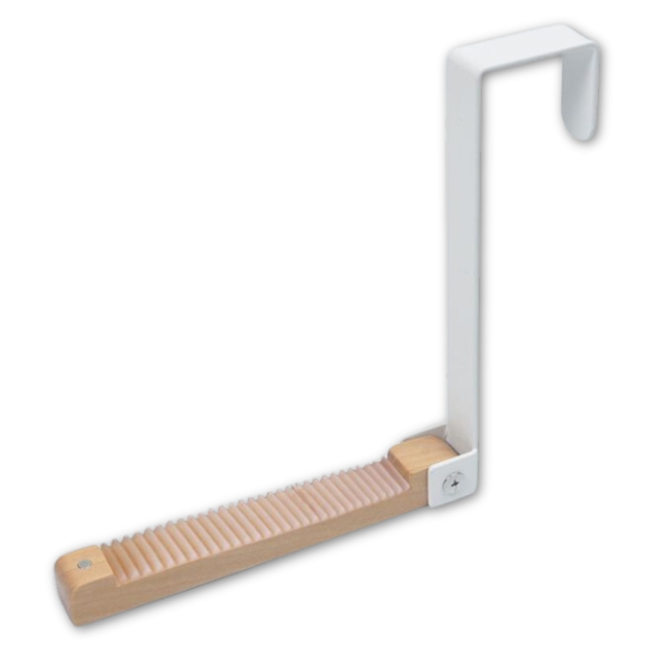 【送料無料】[HYmish]ドアハンガーフック 収納 折り畳み ドアハンガー 部屋干し フック ドアフック 扉 ホワイト 単品(3)