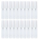 【送料無料】ANAMO スプレーボトル 5ml 20本 アトマイザー 香水 持ち運び ガラス 製 (白ふた)