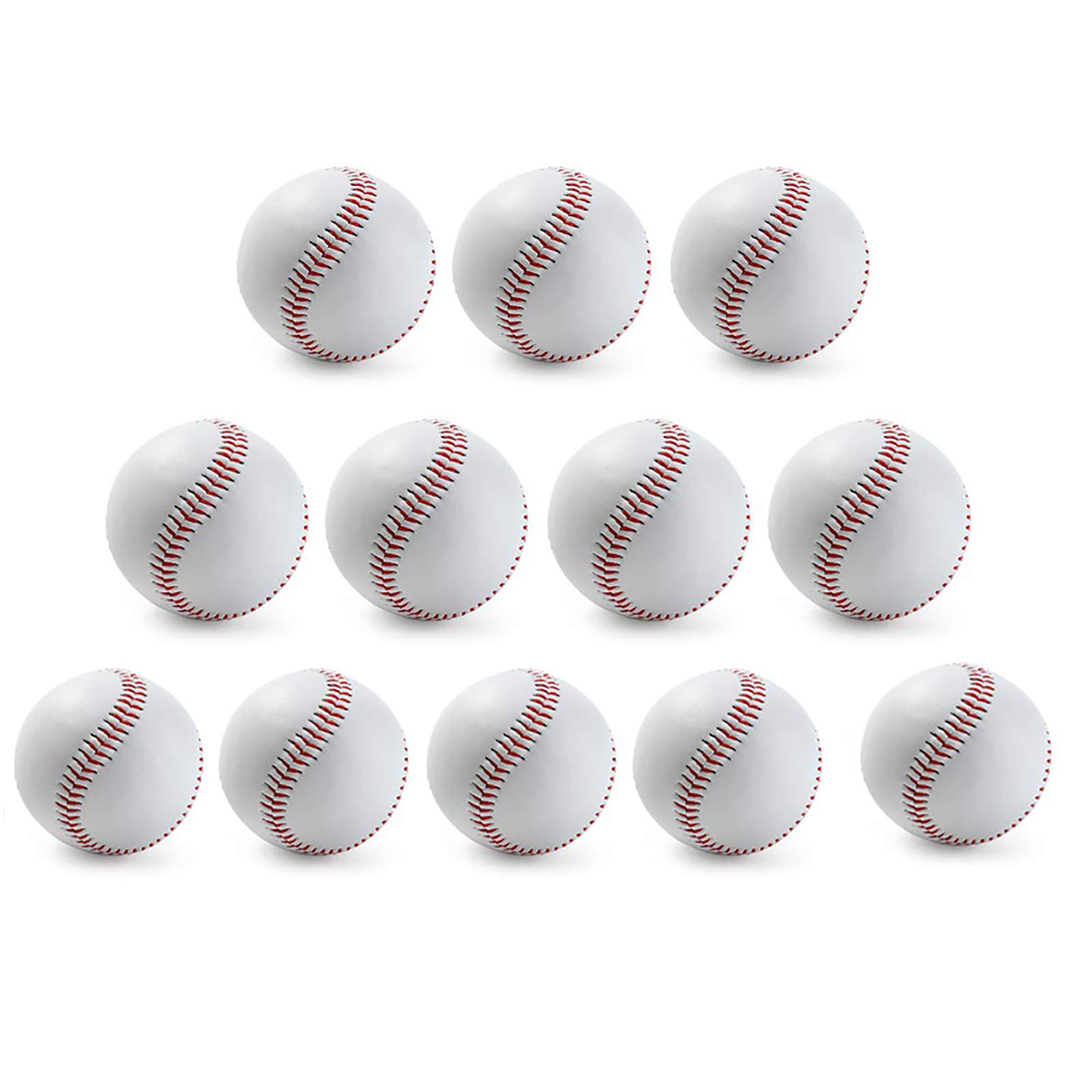 【送料無料】Zhi Jin 12個入り硬式球 野球 硬球 練習用野球 硬式ボール 硬球 練習球 バッティング練習 ..