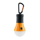 【送料無料】AceCamp LED ランタン キャンプ 電池式 高輝度 105LM 3つ調光 かわいい 小型テントライト カラビナ付き(オレンジ)