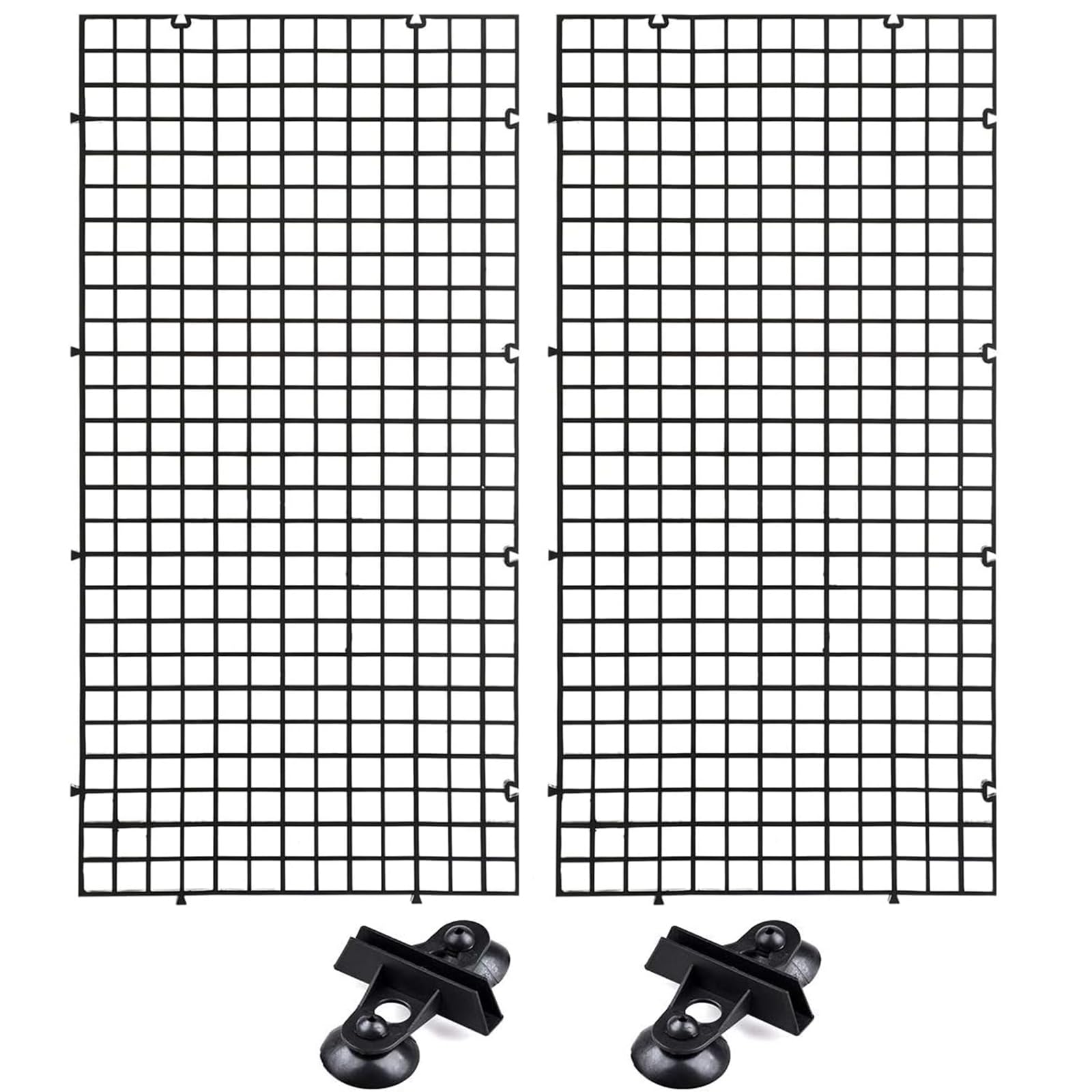 【送料無料】KALOLINNA 水槽仕切りセパレータ 4点セット ゴム吸盤付き 熱帯魚 分割 アクアリウム 飼育 ..