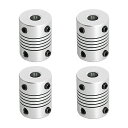 【送料無料】Aopinフレキシブル カップリングモーター カ3Dプリンター用6mm~6mmシャフト、長さ25mm / 1 "カプラーモーターコネクターケーシングジョイント、に最適車種シャフト、CNCマシン、モーターガイド、DIYエンコーダー、4個