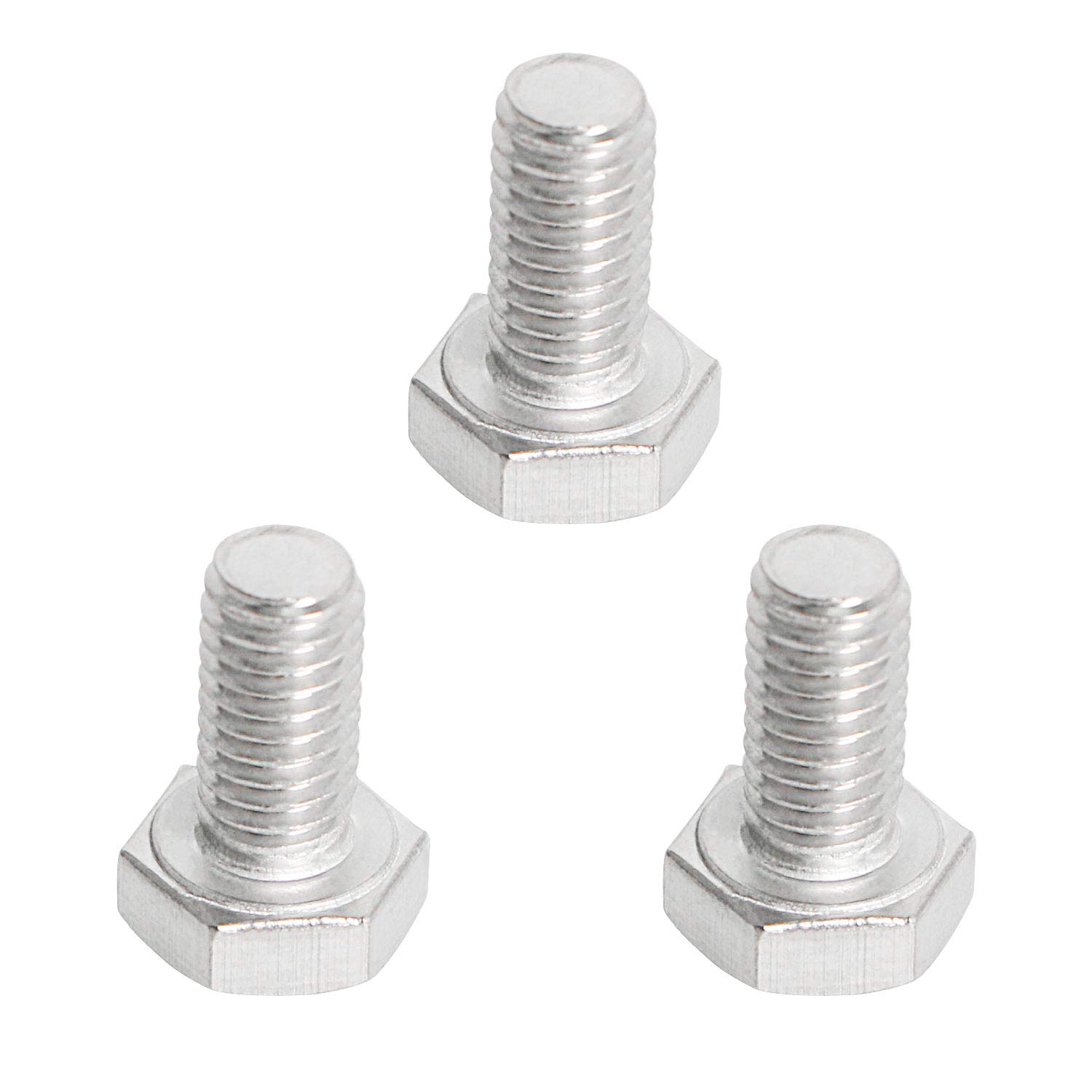 【送料無料】Aopin M6 x 16mm 六角ボルトネジグレード 6.8 ステンレス鋼、ファスナー完全に機械ねじ込..