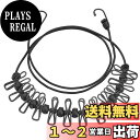 【送料無料】LUYING 物干しロープ 弾力洗濯ロープ 12個クリップ付き キャンプ用洗濯干し 防風 伸縮 携帯便利 旅行 キャンプ 梅雨 部屋干し 伸縮物干し竿(ブラック)