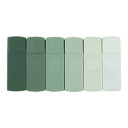 【送料無料】LUYING 修正テープ 5mm ミニサイズ 高密着テープ 緑のグラデーション 6個パック 高級ファッションセンス