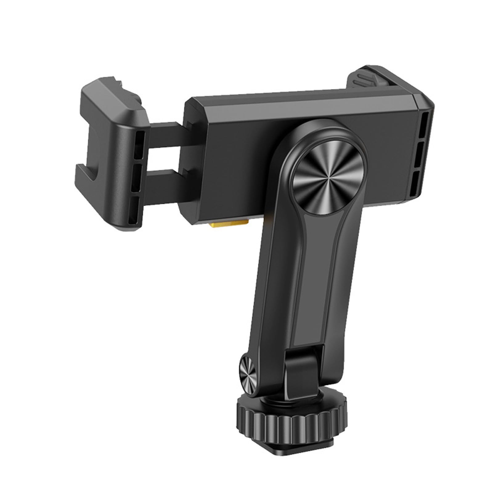 【送料無料】LUYING 携帯ホルダー 360°回転 角度調整 コールドシュー付き 1/4ネジ スマートフォン三脚 リンゴ/Android/ZV-E10/三脚/自撮り棒/カメラ対応