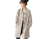 【送料無料】Bvaeocl トレンチコート レディース スプリングコート aライン ミリタリーコート アウター 長袖 カジュアル コート 女性 通勤 春秋 かわ...