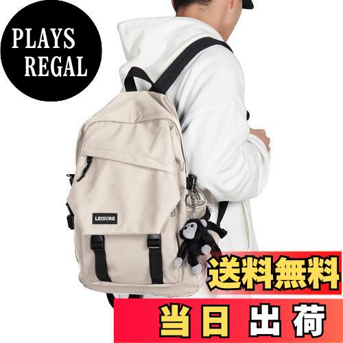 【送料無料】[SEAFEW] レディース リュック リュックサック 大容量 タウンリュック バックパック バッグ ビジネスリュック 女性 メンズ 女子 通学 通勤 旅行 軽量 防水 リュック ブラック キャンバス (亜麻色(Lサイズ))