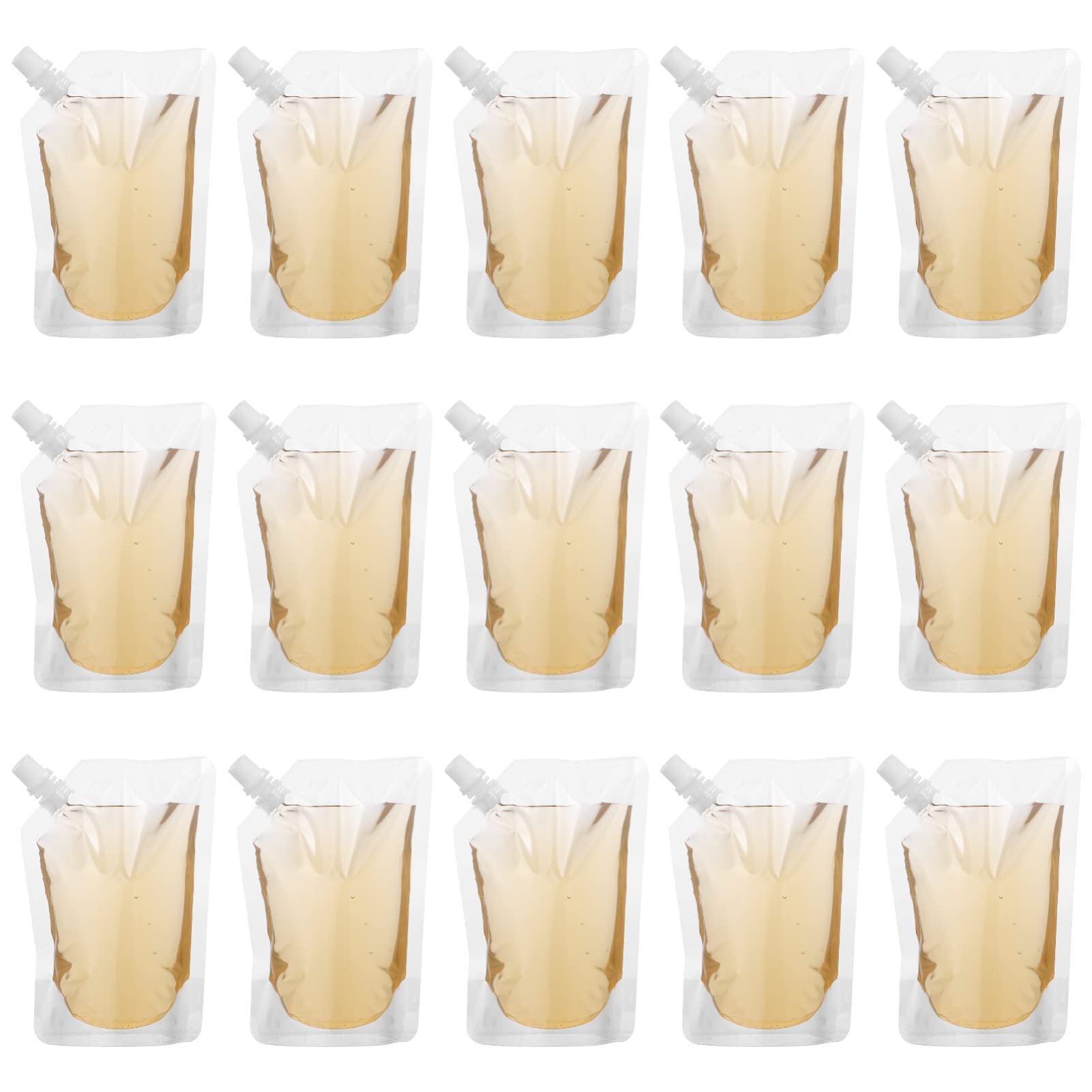 【送料無料】BESTOYARD ドリンクバッグ 袋 パウチ容器 350ml プラスチック製 飲料バッグ ビニール袋 ジュース飲料袋 飲み物バッグ 透明 密封保存...