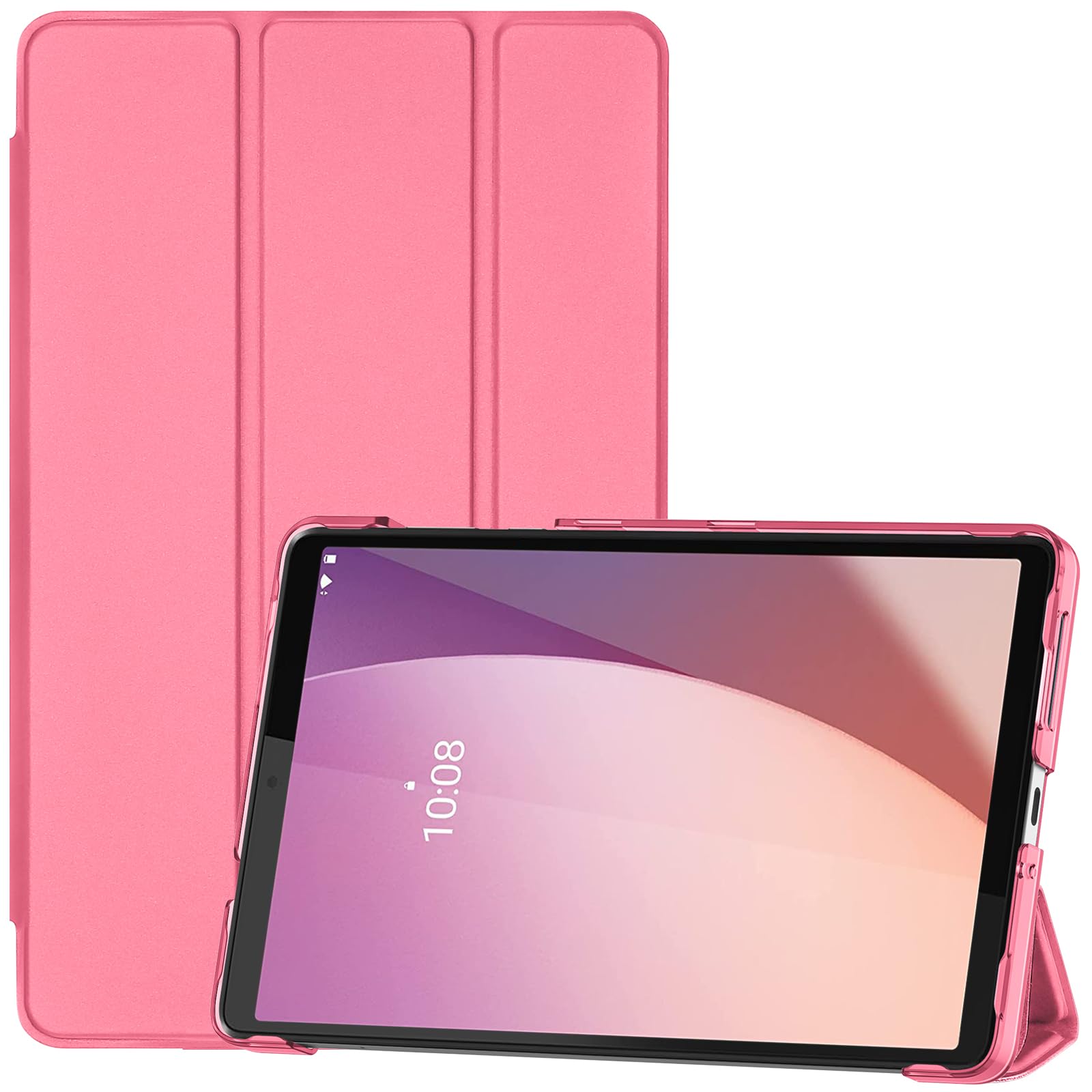 【送料無料】ProCase レノボ Tab M8 (4th Gen) 2023発売/NEC LAVIE Tab T8 8インチ 保護ケース 軽量 三つ折り オートスリープ/ウェイク対応 スタンドカバー 半透明バックカバー 対応機種：Lenovo Tab M8 (4th Gen) 2023発売（ZABU0172JP）/NEC LAVIE Tab T8(TAB08/H04)-
