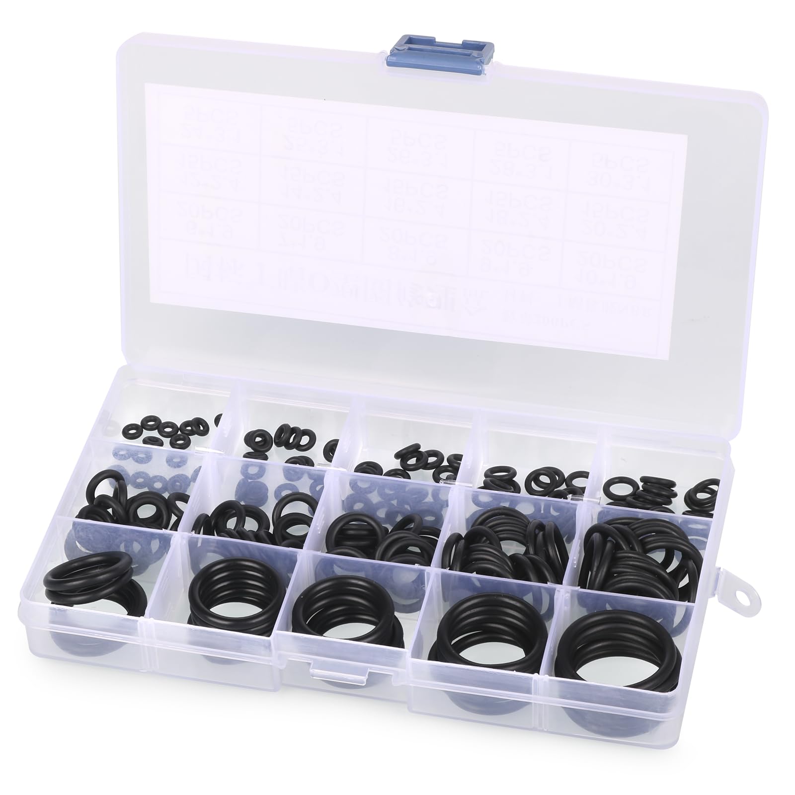 【送料無料】MAEXUS ゴムパッキン 15種類 200個入 Oリング Oリング ニトリルゴムOリング Oリング シリコーン コックリング パッキン ゴム、耐熱 耐油 防水のゴムパッキン、機械修理用のOリング、耐圧性 耐水性Oリング15種類セット