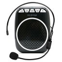 【送料無料】W WINBRIDGE 拡声器 ハンズフリー拡声器 小型 ポータブル拡声器 有線ヘッドマイク付き USBドライバ/TFカード対応 イベント 会議 店頭販売 観光ガイドなどに最適 拡声器WB001