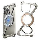 【送料無料】【Zケース 360°回転スタンド】NIFBANG iPhone 16 Pro 用のバンパーケース アルミバンパー リングマグネット搭載 メタルフレームレスカバー 金属いphone 16 Pro 角度調整スタンド 縦横両対応 落下防止 米軍規格 耐衝撃 レンズ保護 四隅エアバッグ ミニマリス